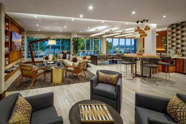 clubhouse/lobby at Cobalt Apartments