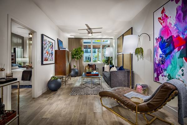 living room at Cobalt Apartments