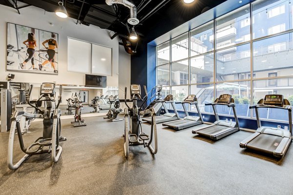Fitness center with state-of-the-art equipment at Avana on Pine Apartments