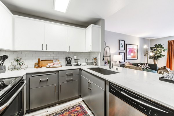 kitchen at Avana on Pine Apartments