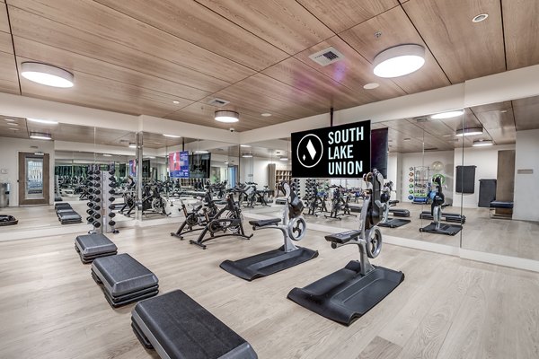 fitness center at Ascent South Lake Union Apartments             