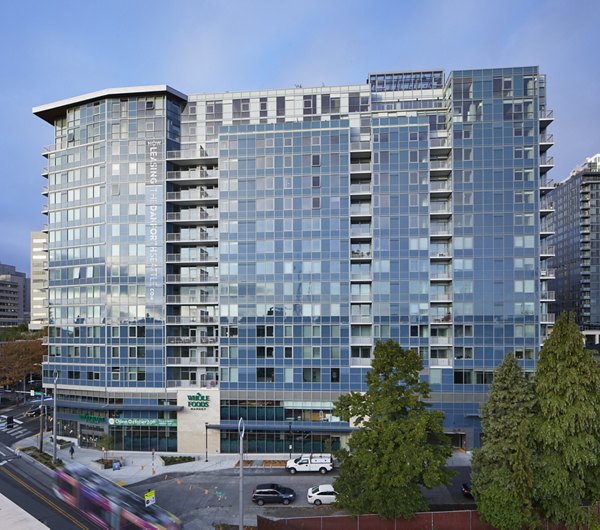 exterior at The Danforth Apartments