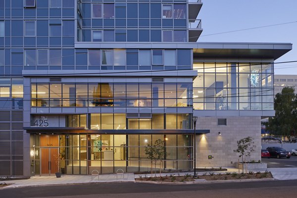 exterior at The Danforth Apartments