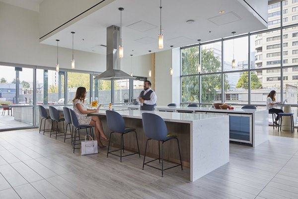 clubhouse at The Danforth Apartments