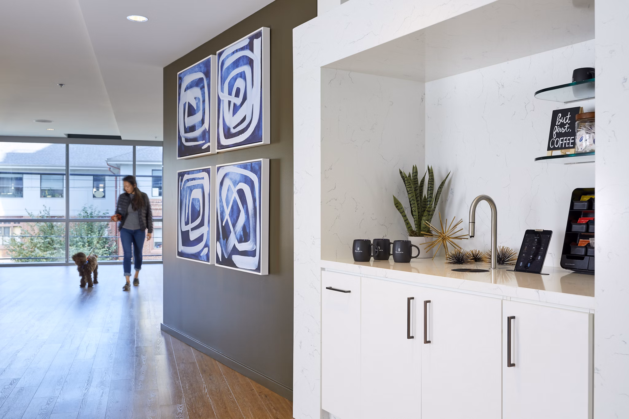 clubhouse at The Danforth Apartments