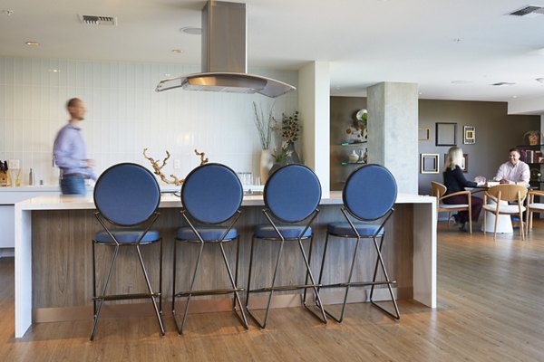 clubhouse at The Danforth Apartments