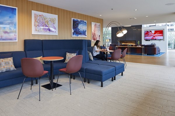 clubhouse at The Danforth Apartments