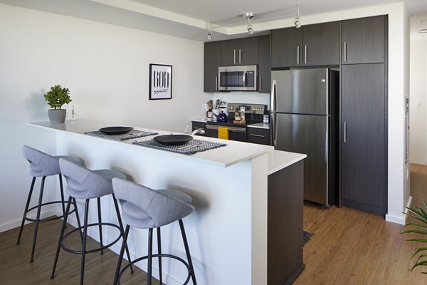 kitchen at The Danforth Apartments