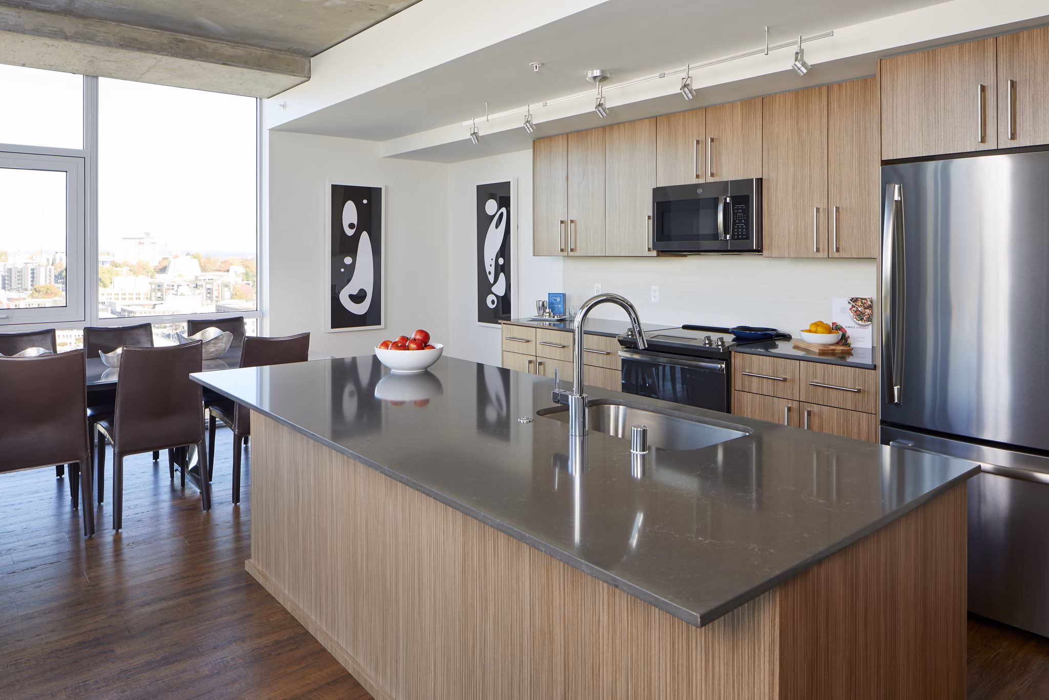 kitchen at The Danforth Apartments