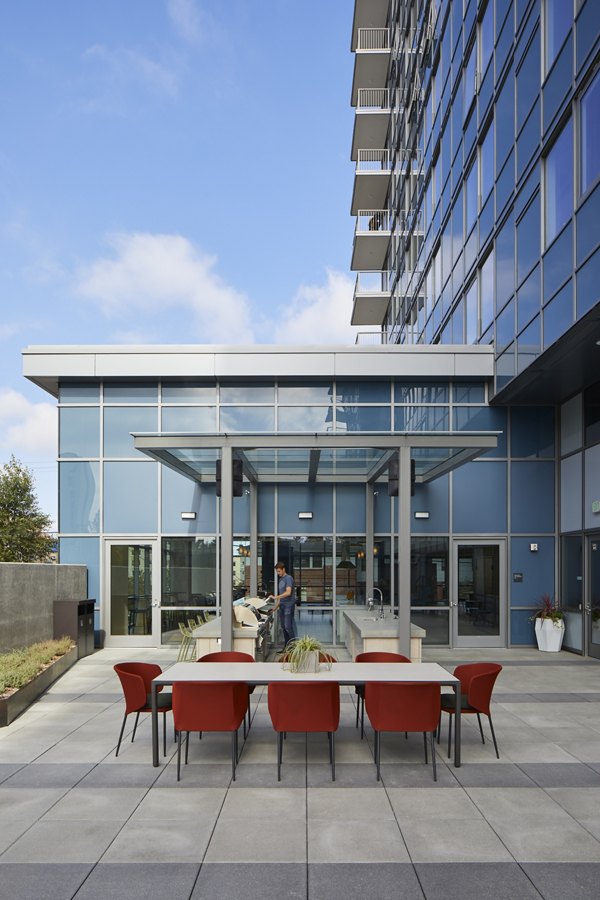 patio at The Danforth Apartments