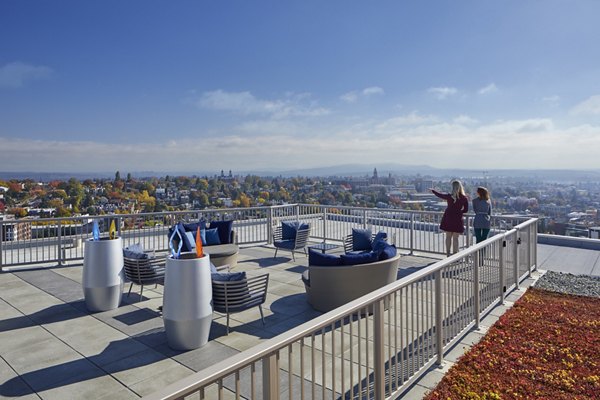 patio at The Danforth Apartments