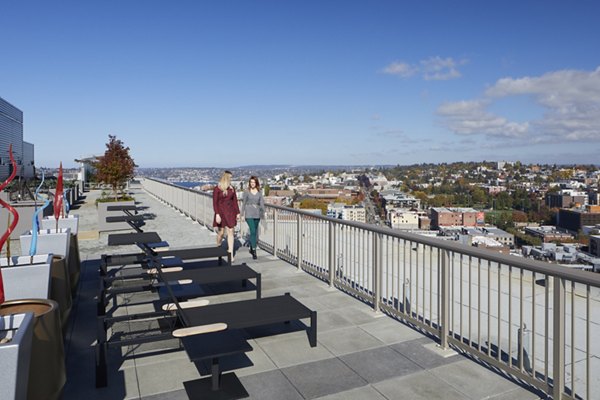 patio at The Danforth Apartments