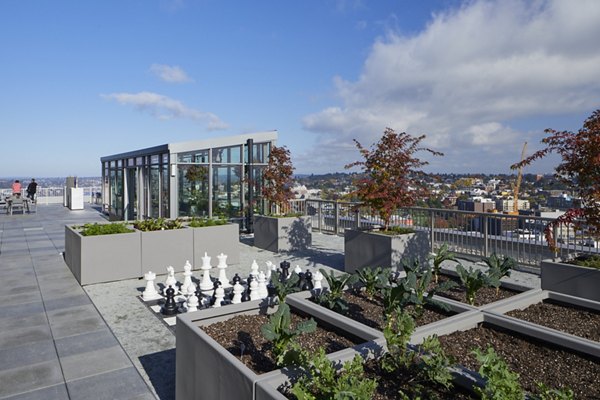 patio at The Danforth Apartments
