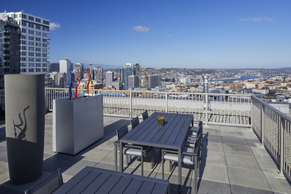 patio at The Danforth Apartments