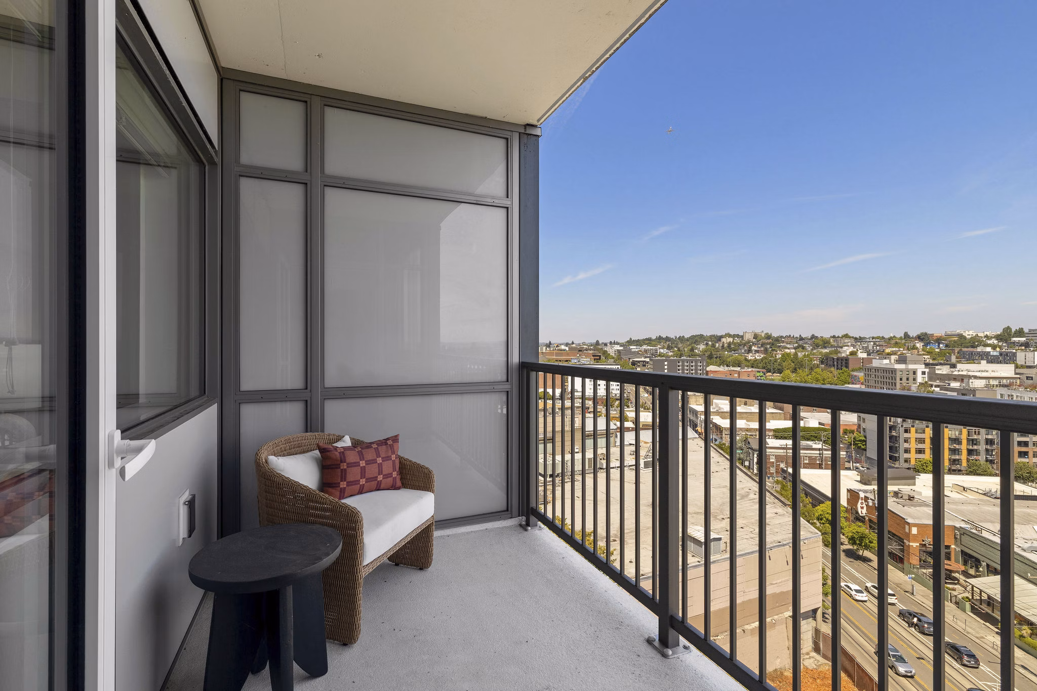patio at The Danforth Apartments