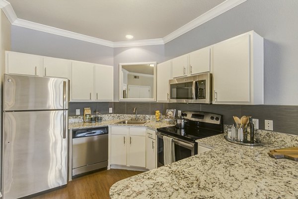 kitchen at Timberlinks at Denton Apartments 