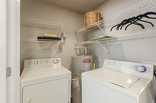 laundry room at Timberlinks at Denton Apartments