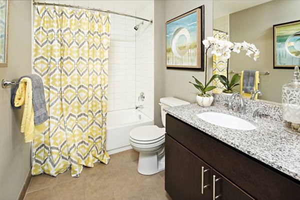 bathroom at 7th Flats