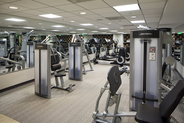 fitness center at 7th Flats