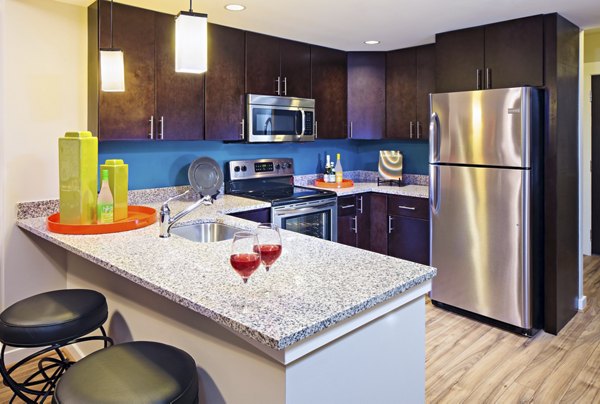 kitchen at 7th Flats