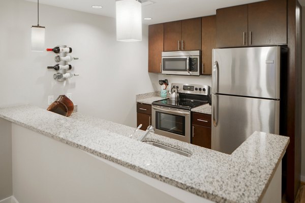 kitchen at 7th Flats