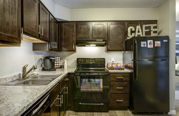 kitchen at Glen at Burnsville Apartments