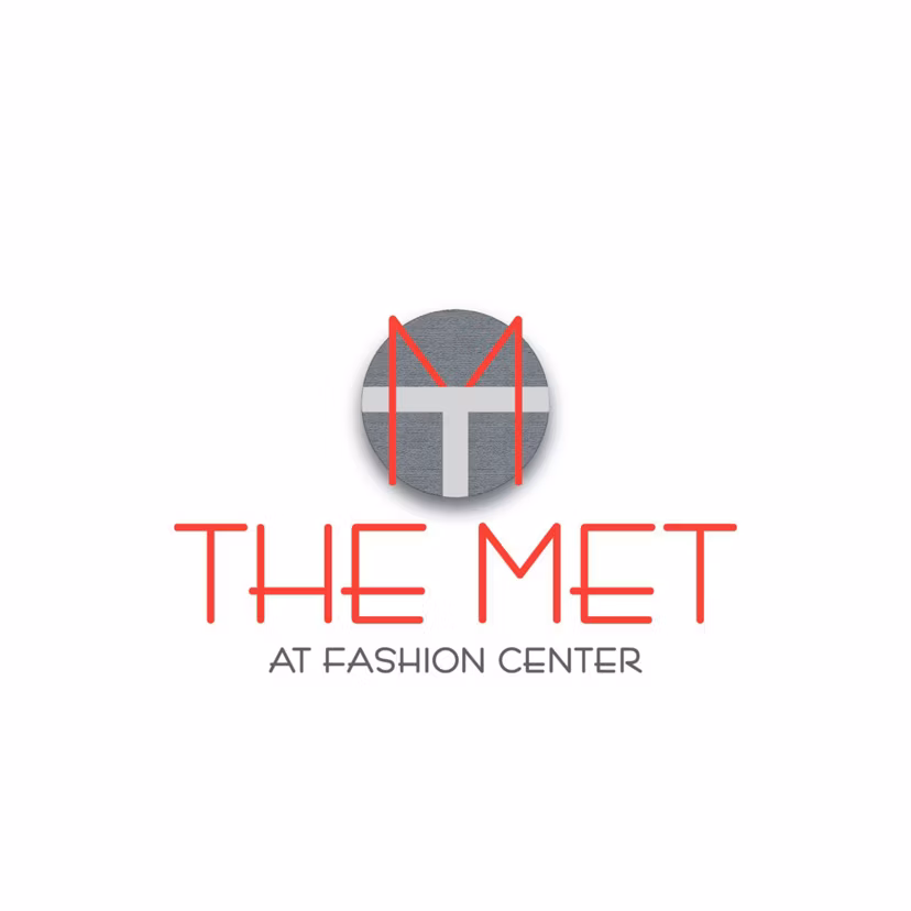 logo for The Met at Fashion Center Apartments