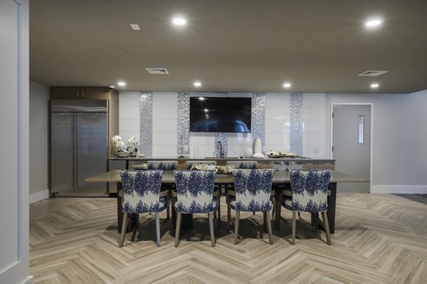 Clubhouse featuring modern design and comfortable seating at Everleigh Cape Cod