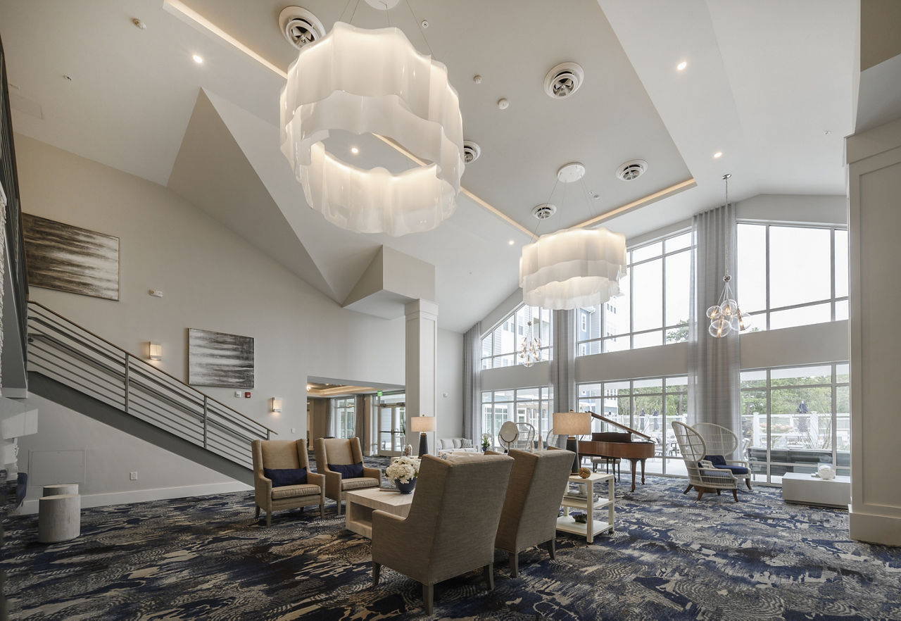 Lobby at Everleigh Cape Cod (6 of 6)