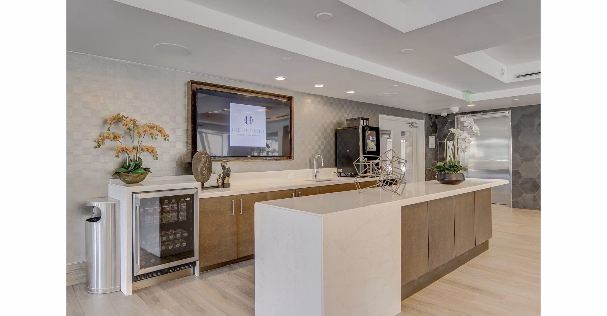 clubhouse at The Herschel Apartments