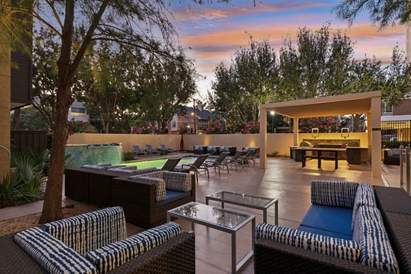 patio at The Herschel Apartments