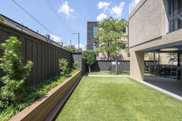 recreational area at The Herschel Apartments