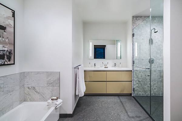bathroom at Circa LA Apartments                                        