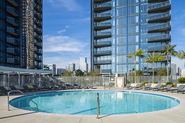 pool at Circa LA Apartments                                      