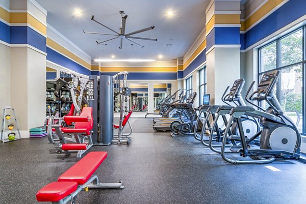 State-of-the-art fitness center at The Standard Apartments offering modern exercise equipment and facilities for an active lifestyle