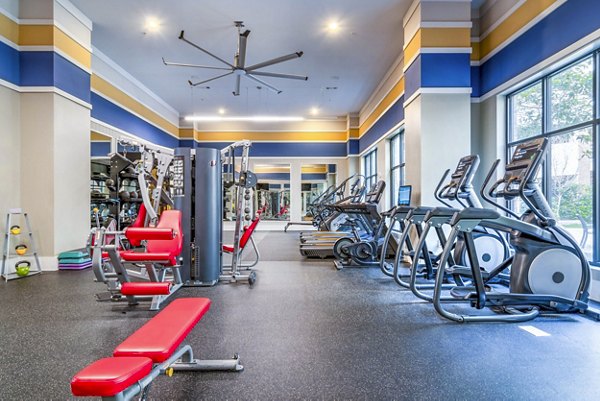 fitness center at The Standard Apartments