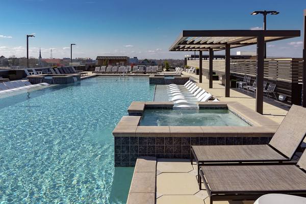 pool at The Standard at Athens Apartments