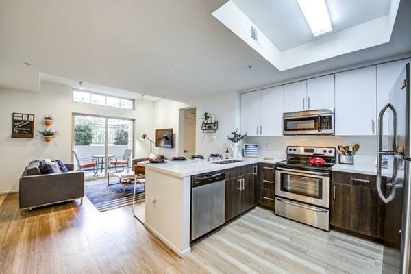 kitchen at Icon Plaza Apartments