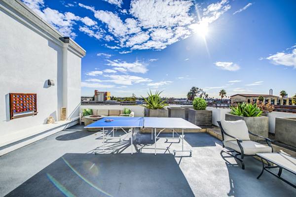 game area/patio at Icon Plaza Apartments
