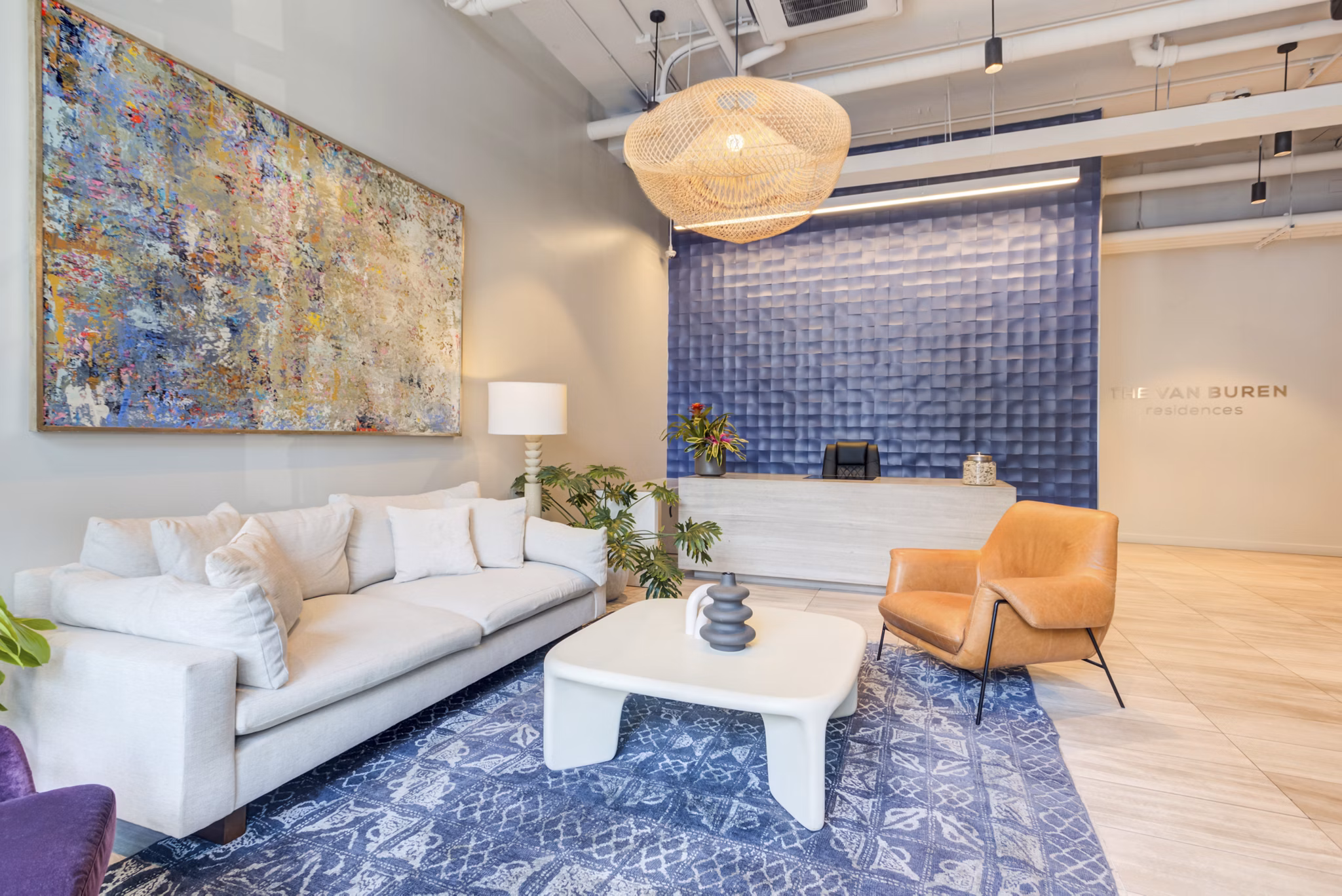 Clubhouse/Lobby at The Van Buren Apartments