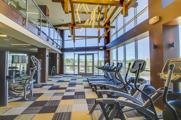 fitness center at 2785 Speer Apartments