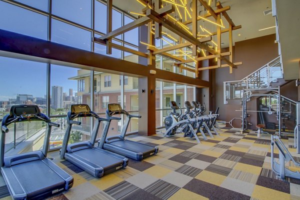 fitness center at 2785 Speer Apartments