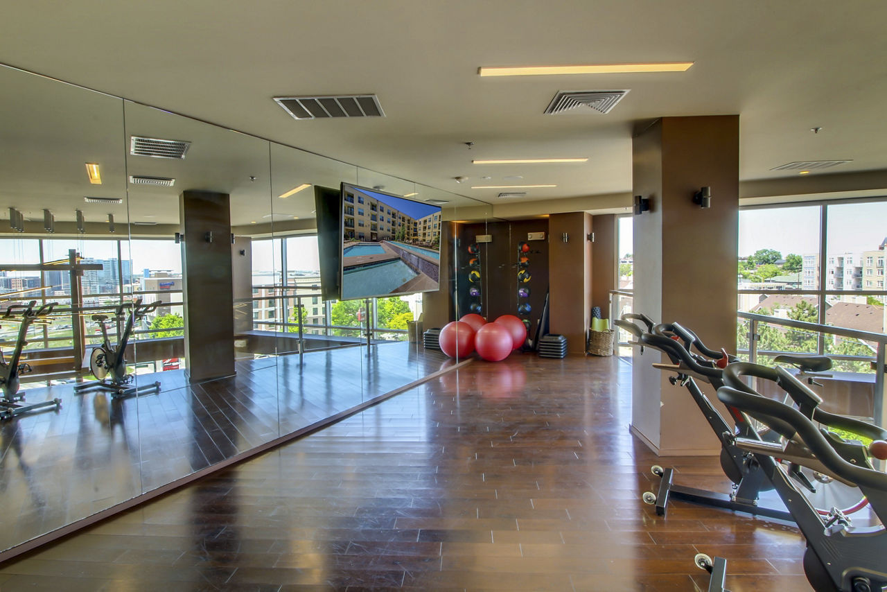Gym at 2785 Speer Apartments (2 of 3)