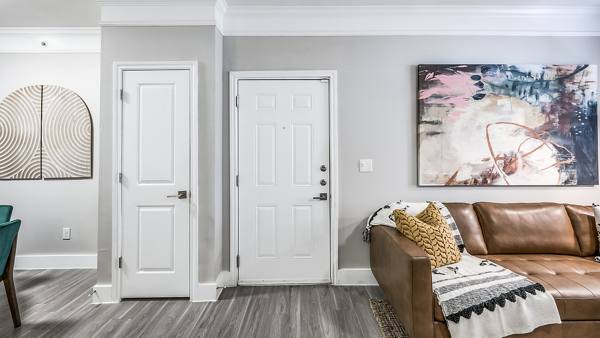 living room at Amberjack Estates Apartments