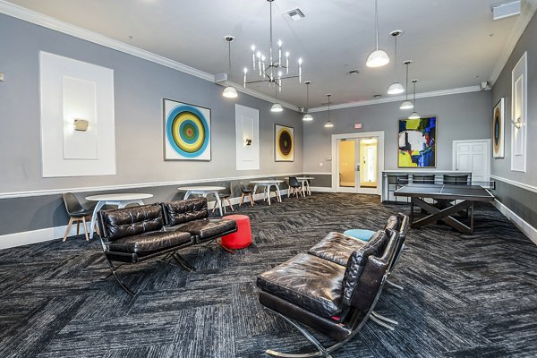 clubhouse game room at Avana Westchase Apartments