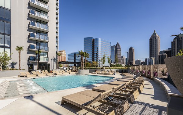 pool at Ascent Midtown Apartments