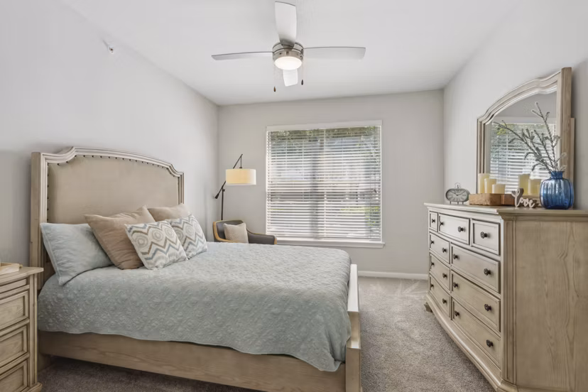 bedroom at Villas at Legacy Apartments