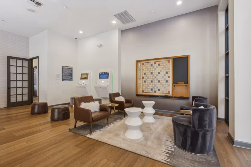 fitness center at Villas at Legacy Apartments