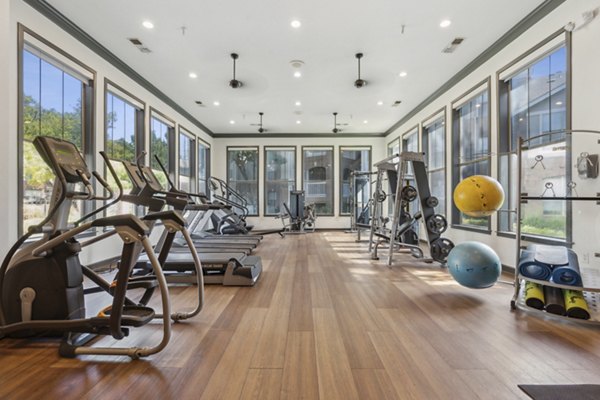 fitness center at Villas at Legacy Apartments