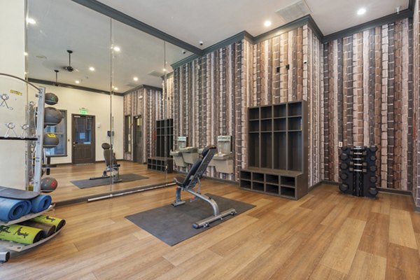 fitness center at Villas at Legacy Apartments